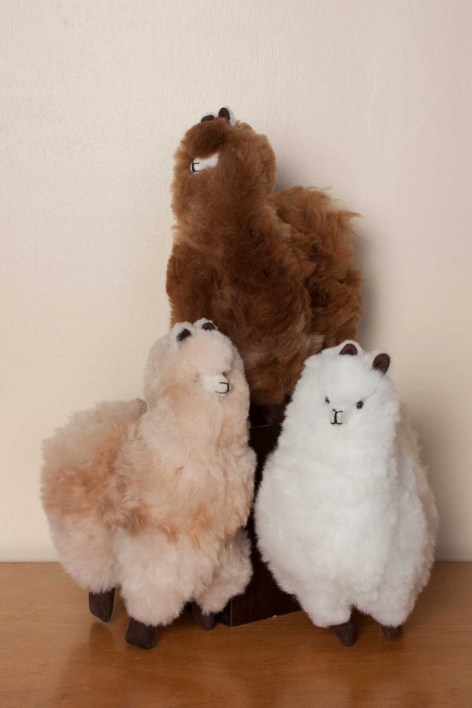 large stuffed alpaca