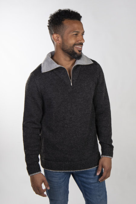 Mens Half Zip Sweater 1