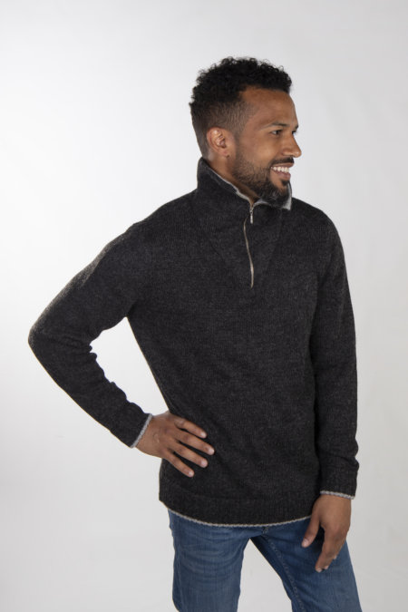 Mens Half Zip Sweater 3